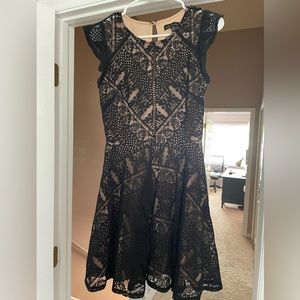 Crochet Black Dress